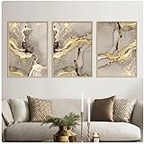 In marmor, beige, golden abstrakten wänden, poster, paletten, stuckbilder, moderne wohnzimmerschrank