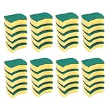 ailill 240 Stücke Mehrzweck Doppelseitige Schwamm Topfreiniger Geschirr SpüLen Schwamm Flecken Entfernen Reinigung Wäscher Bürste für Küche Garage