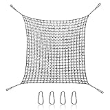 Kletternetz Spielplatz Schwerlast Kinder Klettergerüst Schaukel Doppellagiges Schutznetz,Kletternetz für Spielplatz Outdoor Indoor Garten (1x3M)