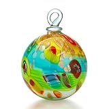 YU FENG 15,2 cm große Freundschaftskugeln aus Glas, zum Aufhängen, für Fenster, Hexe, mundgeblasenes Glas, Ornament