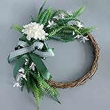 LLLY Simulation Girlande Gras Wandbehang Kranz Dekoration Mori Serie Hochzeitsszene Layout Haustür Dekoration