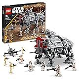 Lego 75337 Star Wars at-TE Walker, Bewegliches Spielzeugmodell, Set mit Minifiguren inkl. 3 Klonsoldaten, Kampfdroiden und Zwergspinnendroide