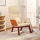 BULANED Relaxsessel, Sessel Wohnzimmer, Lesesessel, Stillsessel, Relaxing Chair, TV Relaxsessel, Creme Stoff