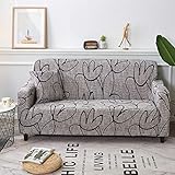 PPMP Geometrisches Muster Elastische Sofabezug Stretch All-Inclusive-Sofabezüge für Wohnzimmer Couchbezug Sofabezüge A3 4-Sitzer