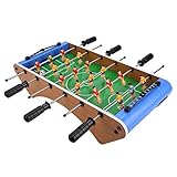 Uxsiya Fußball-Spieltisch, einfach zu bedienender Kickertisch aus langlebigem Holz für Kinderunterhaltung für Outdoor-Spielzeug für Kinder