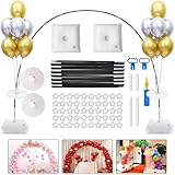 Sunshine smile Ballonbogen-Kit,LuftballonsStänder,Weiße Balloon Arch Kit,Party Dekoration Ballonbogen,Girlande Ballon Arch,Geburtstag Ballonbogen,Hochzeit Ballonbogen,Girlande Ballon Kit