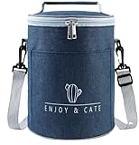 Pinsheng Lunchtasche 9L Picknicktasche Kühltasche Auslaufsicher Wasserabweisend Thermal Picknicktaschen Lunchpaket Kühltasche mit Verstellbarem Schultergurt für Arbeit, Schule, Picknick (Blau)