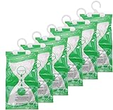 Somune Kleiderschrank Feuchtigkeitsabsorber 6er Pack Hanging Luftentfeuchter gegen Feuchtigkeit Anti-Schimmel Desodorierende Feuchtigkeitsbeständige Trockenmittel-Tasche