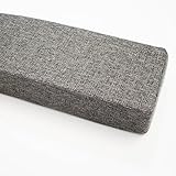 OMKUOSYA Bettkissen for Kopfteil-Lückenfüller, Bettkeil-Kissenstopper, Bettlückenfüller, Matratzenverlängerung, Bettbrücke, Bettverbinder (Farbe : Dark Grey, Größe : 120x20x10cm)