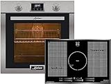 Kaiser Backofen-Set EH 6323 +KCT 777 FI, Elektro, Autark, 79L, Selbstreinigung, Drehspieß, Einbau Backofen,10 Funktionen+Induktionskochfeld 77 cm/Einbau Herd/Autark/Power Booster