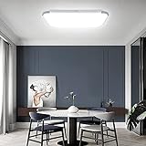 XMTECH 64W LED Deckenleuchte Modern Deckenlampe Ultraslim Schlafzimmer Küche Flur Wohnzimmer Lampe Wandleuchte Energie Sparen Licht, Kaltweiß