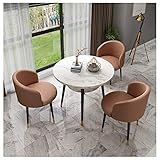 Esstisch Set, Empfang, Verhandlung, Tische und Stühle, Balkon, Wohnzimmer, Esstisch, modern, Milchtee, Café, 4S, Geschäft, Büro, Besucher, modern, Freizeit, runder Tisch, Business, Hotel, Lounge, Kino