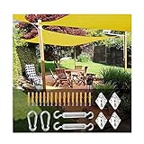 Sonnenschutz-Abdeckung, Segel, rechteckig, Sonnensegel, Sonnenschutz, Stoff für den Außenbereich, wasserdicht, für Garten, Terrasse, Party, Pergola, Markisen, 98% UV-Block, Schattenspender