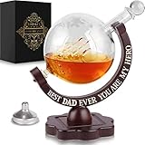 Vatertagsgeschenk für Vater von Tochter und Sohn – Geschenke für Vater, Whiskey-Globe-Dekanter – Geburtstagsgeschenk für Vater, einzigartige Geschenkidee für Vatertag und Vatertag von Kindern