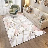 DJHWWD Autdoorteppich Teppich Vorzimmer Teppich Salon Rot Gebogen Geometrisches Marmor Muster Teppichboden Für Das Schlafzimmer Langlebig 80X160Cm Teppich Rot