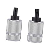 DOITOOL 2 Stück Kronleuchter-Lampenfassung Hängelampenfassung Glühbirnenfassung Lampenfassung Adapter Aluminium Silber E27-Schraube Lampenfassung E27-Schraube Lampenfassung