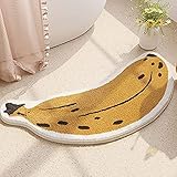 REMEK Eckdusche Duschvorleger, 100 x 45 cm Badezimmerteppich Gebogene Badematte, Halbrund Duschvorleger, Waschbar Badvorleger rutschfest Duschmatte Badteppich