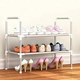 2/3/4/5/6 Multilayer Shoe Rack Organizer Metal Schuhschränke Möbelschuhe Regale Organizer Stand Leicht zu installieren Schuhschränke (Color : 2 Layer)