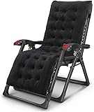 MIXMEY Lounge Chair Lounge Chair Recliners Camping Recliner, Zero Gravity Folding Lounge Chair Indoor Nap Lazy Chair With Massage Handrail (Color:B)