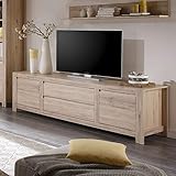 Möbel Akut TV-Board Lowboard TV-Schrank Country Eiche San Remo Wohnzimmerschrank 199 cm