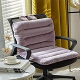 TENREV Puffy/Sitzkissen/mit Krawatten/abnehmbar/Stuhlkissen/Universal/Atmungsaktiv/Sitzkissen/für/Stuhl Sofa/Tatami,Lila,85 * 45