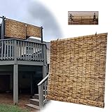 Garten Bambus Rollos Bambusrollo Rollos & Jalousien Sichtschutz Raffrollo Outdoor Lichtfilter-Rollo Sonnenschutz Für Fenster Breit 55 60 80 90 100 120 150 160 165cm (Size : (B*H) 80x120cm)