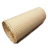 FABIIA 100 cm Breite, Naturrohr Rattan Gewebtes Gurtbett, Rattan Wicker Sheet Stoffmöbel Reparatur, Rattanniture Stuhl Gewebematerialnetz Für Schrank, Tür, Bett, Tische, Regal Offen/Eine Farbe/100*200