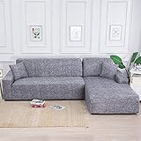 PPMP Elastische Sofabezüge für Wohnzimmer L-Form Sofa Need Buy 2 Stück Sofabezug Stretch Corner Couchbezug Schonbezüge A11 1-Sitzer