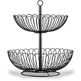 LINFELDT® Obstschale Modern - TOP OBSTKORB SCHWARZ | Obst Etagere zur Obst Aufbewahrung | Etagere Obst, Obstkorb Etagere, Wohnen, Obstschale Etagere, Etagere Groß, Obstetageren, Wohnen