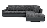 Ecksofa Tokio V mit Schlaffunktion! Best Schlafsofa. Eckcouch mit Bettkasten. Couch Wohnzimmer Polstermöbel. Möbel mit Schlaffunktion. Schlafsofa mit Bettkasten. (LAWA 17 + Soft 11 RECHTS)