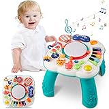 Finding Good Spieltisch Babyspielzeug, Musical Lernspaß Spieltisch Education Multiple Game Activity Center Spielzeug Kinder, Spielzeug für 1 2 3 Jahre alte Jungen und Mädchen - Beleuchtung und Sound