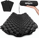 POWERLIX Isomatte Camping Outdoor Luftmatratze - Ultraleichte Aufblasbare Isomatte, kompakte und leichte für Outdoor, Camping,Rucksackreisen, Wandern - Aufblassack, Tragetasche, Reparaturset