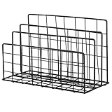 Ciieeo Post-Aufbewahrungsregal Metall-Aufbewahrungsregal Metall-Organizer-Regal Metallkorb Zeitschriftenhalter Regale Zur Aufbewahrung Wandmontierter Briefhalter Eisen-Schwarz