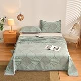 Extra Large Muslin Bedspread,4 Jahreszeiten Bettdecke 155x220,Sommer Cooler TröSter, Einzel Studentenwohnheim Maschine Waschbar Sommer TröSter, DüNn TröSter
