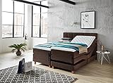 WELCON Boxspringbett Rockstar Heaven elektrisch verstellbar 160x200 22 Farben H1 H2 H3 H4 H5 (rechts und Links beliebig kombinierbar) günstig direkt vom Hersteller - grau braun schwarz beige rot blau