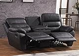 Mapo Möbel Ledersofa Kinosofa Relaxcouch Fernsehsofa 5131-Cup-2-S