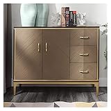 KIRANDY Massivholz-Schubladenkommode Aufbewahrungsschrank gegen den Wandschrank for Schlafzimmer (Farbe : 2doors+3drawers 114x36x93cm)
