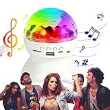 Discokugel-LED-Licht | DJ-Blitzlicht-Partylichter mit 7 Farbeinstellungen - USB-wiederaufladbare Bühnenblitzlampe mit kabellosem Lautsprecher, perfekt für Geburtstag, Karaoke, Halloween, Knoxc