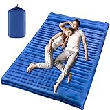 AKUDY Isomatte 2 Personen:140 * 200cm,Verdicken 12cm Campingbett ,Isomatte Selbstaufblasend ,Camping Matratze ,Camping Bett