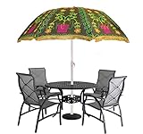 Marusthali Indische handgefertigte Gartenschirme Außenterrasse Dekorative Sonnenschirme Themenhochzeit im Freien, Sonnenschirme am Strand Große Sonnenschirme