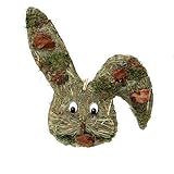 Türkranz Wandkranz Hasenkopf aus Naturmaterial ca. 40 cm Frühling - Ostern - Willkommensgruß 442-L