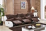 Mapo Möbel Microfasersofa Kinosofa Relaxcouch Fernsehsofa 5129-Cup-3-PU