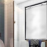 Sichtschutz Temporäre Jalousien Mit Saugnapf,Sonnenschutz Verdunklungsrollos Einziehbarer Windschutzscheiben-Sonnenschutz, UV Schutz Rollos Für Fenster,Ohne Bohren (40x60cm/15.7x23.6in)