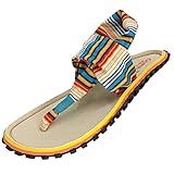 Gumbies Slingback Damen-Flip-Flops, mit superweichem Zehensteg und strapazierfähiger recycelter Gummisohle, Strandkorb, 39 2/3 EU