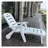 ASABIB Outdoor Schwimmbad Liegestuhl Garten Outdoor Strand Open-air Balkon Kunststoff Klapp Freizeit Kunststoff Strand Stuhl