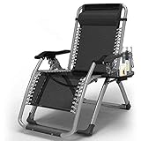 NOALED Terrassenstühle zum Liegen für schwere Menschen, robuster Schwerelosigkeitsstuhl, verstellbare Sonnenliege (atmungsaktiver Sessel)