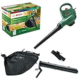 Bosch Home and Garden elektrischer Laubsauger/Laubbläser UniversalGardenTidy 2300 (2300 W, Fangsack 45 l, stufenlose Drehzahleinstellung, zum Blasen, Saugen und Häckseln von Laub) Grün,Schwarz