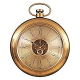 Spacmirrors 16-Zoll-Vintage-Taschenuhr-Design-Wanduhr für Wohnzimmer, stille, Nicht tickende Wanduhr, Dekorations-Wanduhren für Küche, Heimbüro