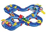 BIG Spielwarenfabrik 1660 AquaPlay - AquaPlay´nGo - 160x145x22cm große Wasserbahn, größte Wasserwelt von AquaPlay, inkl. 4 Tierfiguren und 4 Booten, für Kinder ab 3 Jahren
