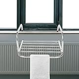 Edelstahl Wäscheständer Heizung Balkon Wand-Trockner Edelstahl Heizungs-und Balkonwäschetrockner Hängetrockner Wandtrockner Balkongeländer, Bad, Heizkörper, Hängender Wäschetrockner ( Size : 70*38*18c